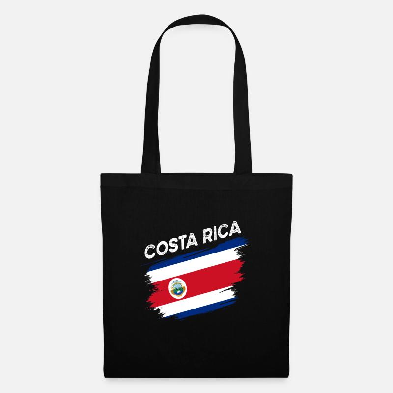 Costa Rica - Stoffbeutel - Schwarz