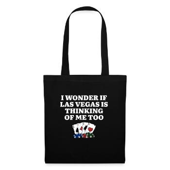 J’aime Las Vegas Casino Gambler Gambling Bettor - Sac en tissu - noir - Devant