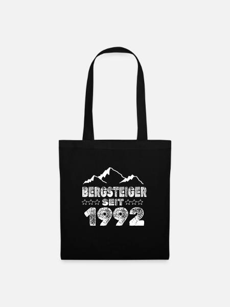 geboren 1992 - Stoffbeutel - Schwarz
