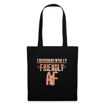 Environmentally Friendly AF - Stoffbeutel - Schwarz - Vorne