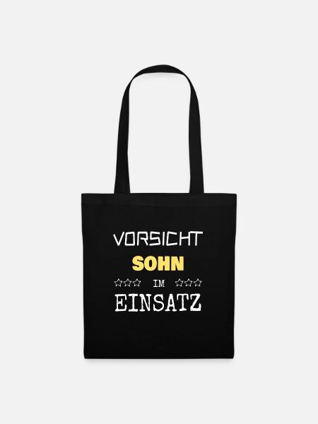 Berufung Sohn - Stoffbeutel - Schwarz