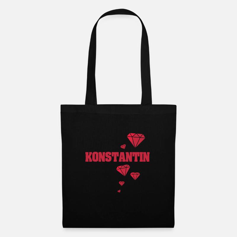 Konstantin - Stoffbeutel - Schwarz