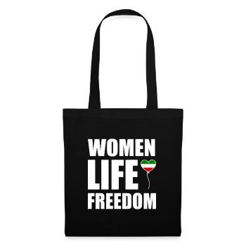 Women life freedom - Sac en tissu - noir - Devant