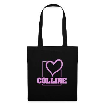 Heiraten Colline - Stoffbeutel - Schwarz - Vorne