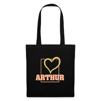 Arthur - Stoffbeutel - Schwarz - Vorne