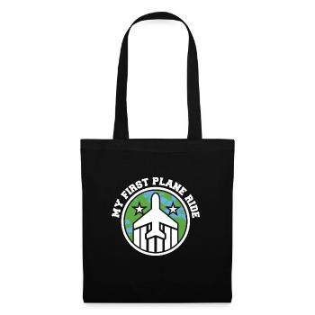 My First Airplane Ride Vacation Trip Solo - Tote Bag - black - Front