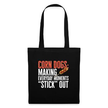 Corn Dog Corndog - Tote Bag - black - Front