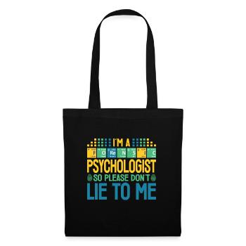 Forensic Psychologist Periodic Table Forensic - Tote Bag - black - Front