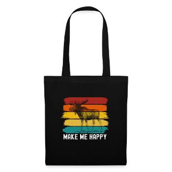 elk - Tote Bag - black - Front