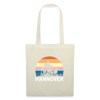 Hanovre Ville Retro - Sac en tissu - nature - Devant