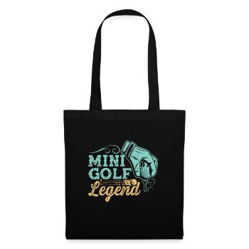 Golf golf golf golf cadeau - Sac en tissu - noir - Devant