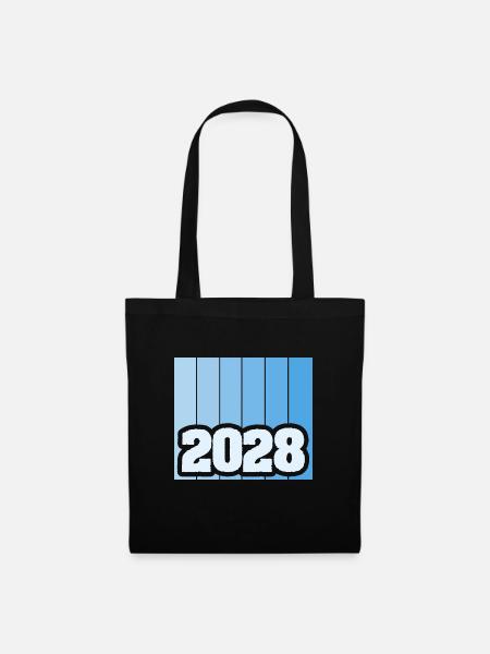 2028 2028 - Stoffbeutel - Schwarz