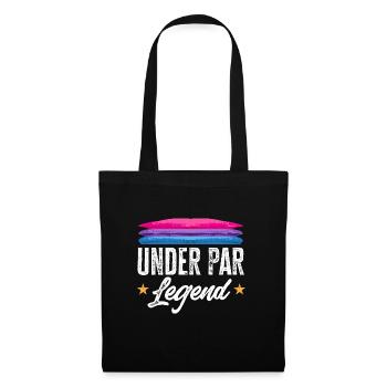 Discgolf Disc Golf Frisbee - Tote Bag - black - Front