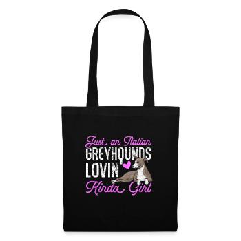 Italian Greyhound Greyhound Dogs - Tote Bag - black - Front