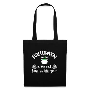 Halloween Costume Pumpkin Skeleton Horror Ghost - Tote Bag - black - Front