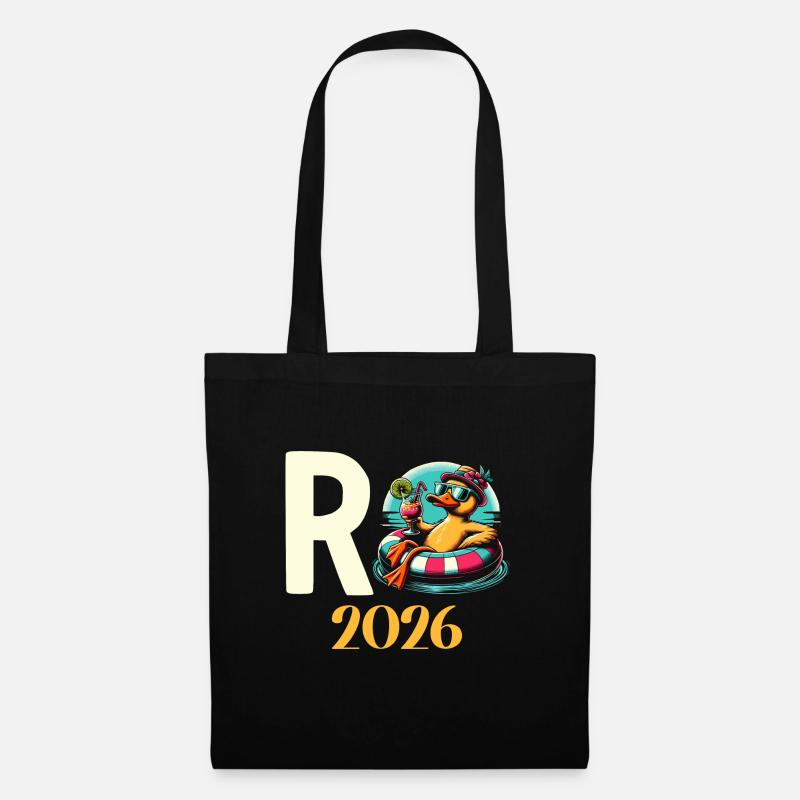 Rentner Geschenk Rente 2026 Ruhestand - Stoffbeutel - Schwarz