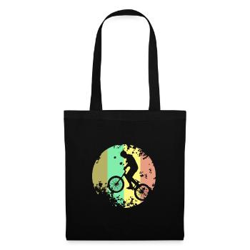 Trail bike art - Tote Bag - black - Front