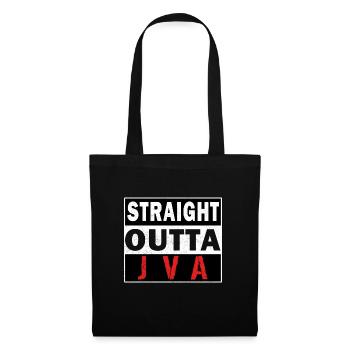 Straight from JVA, Prison, Ex Inmate Gift Idea - Tote Bag - black - Front