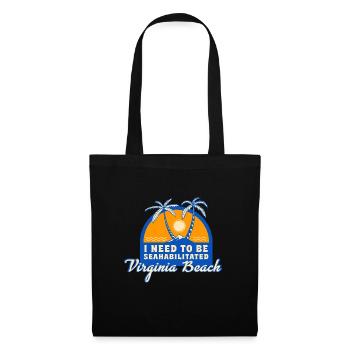 I Need To Be Seahabilitated Virginia Beach Summer - Tote Bag - black - Front