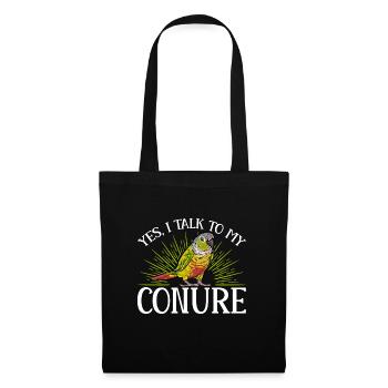 Molinasittich Parrot Bird Sun Parakeet - Tote Bag - black - Front