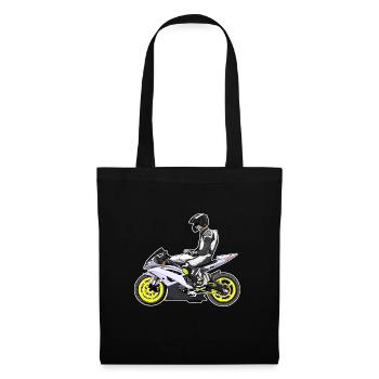 Motorcycle Lifestyle / Motorcycle / Motorcycle biker - Tote Bag - black - Front