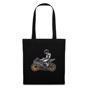 Motorcycle Lifestyle / Motorcycle / Motorcycle biker - Tote Bag - black - Front