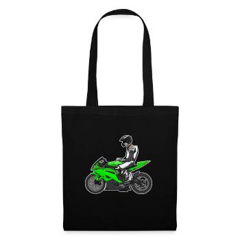 Motorcycle Lifestyle / Motorcycle / Motorcycle biker - Tote Bag - black - Front