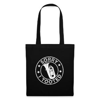 Tuba Tuba Orchestra Musicien Brass Band - Sac en tissu - noir - Devant