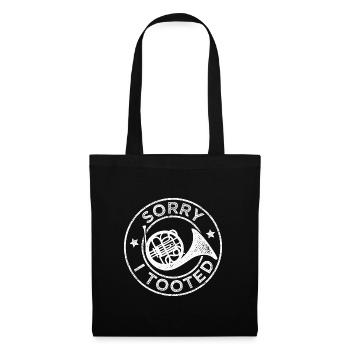 Français orchestre de cors musiciens fanfare - Sac en tissu - noir - Devant