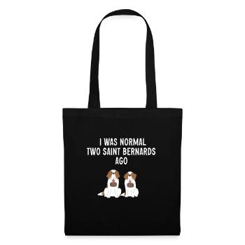 St. Bernard St. Bernard Dog Dog - Tote Bag - black - Front