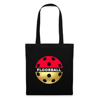 Floorball floorball ball Floorball player - Tote Bag - black - Front