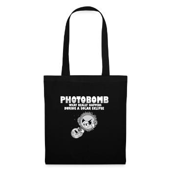 Total Solar Eclipse 2024 Totality Photobomb Sun - Tote Bag - black - Front