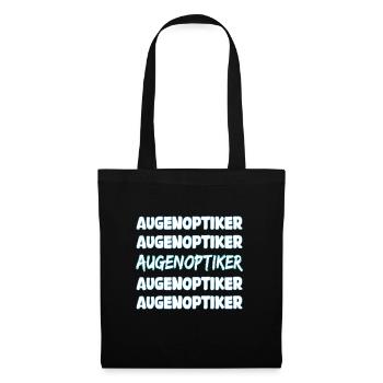 Opticien comme métier - Sac en tissu - noir - Devant