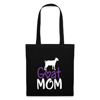 Goat Mom, Goat Lover, Goat Gift, Raising Goats - Tote Bag - black - Front