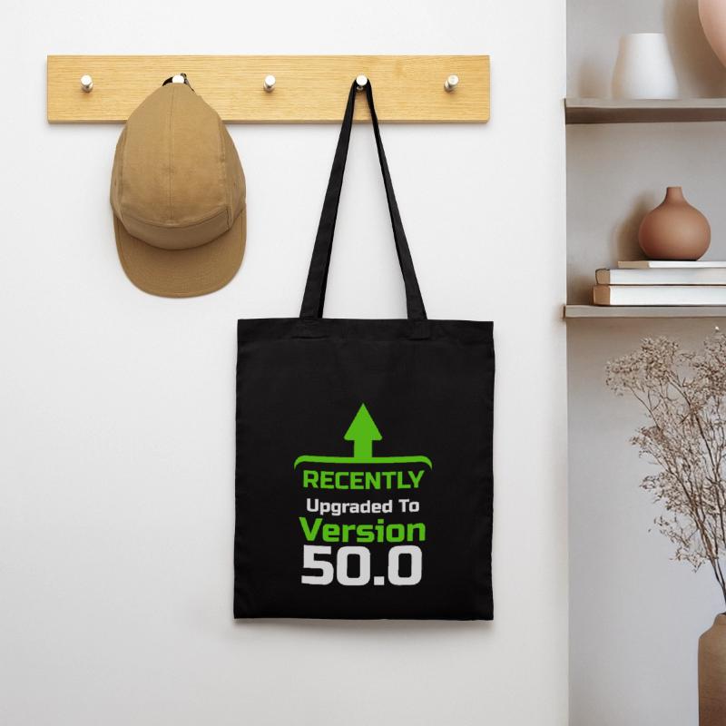 Recently upgrade to Version 50.0, Computer Programmer, Computer Nerd, Computer Geek Tote Bag