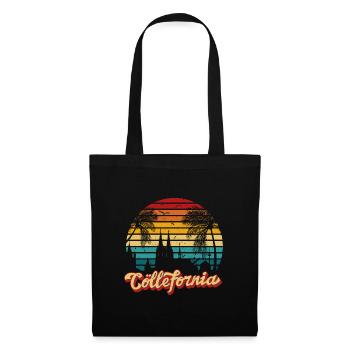 Cologne · Cöllefornia retro vintage Sunset - Sac en tissu - noir - Devant