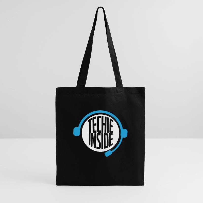 Techie Inside Tech Support Headset Tote Bag