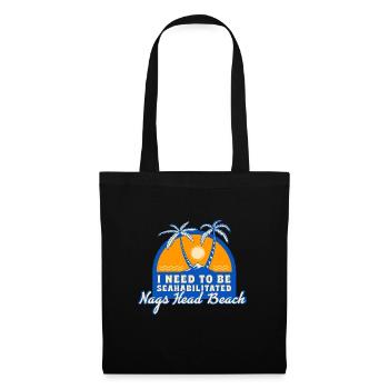 I Need To Be Seahabilitated Nags Head Beach - Tote Bag - black - Front