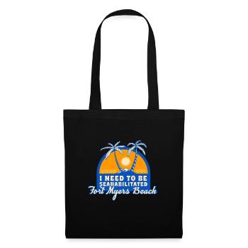 I Need To Be Seahabilitated Fort Myers Beach - Tote Bag - black - Front