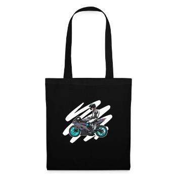 Supermoto / Supermotard / Supermoto Wheelie Biker - Sac en tissu - noir - Devant