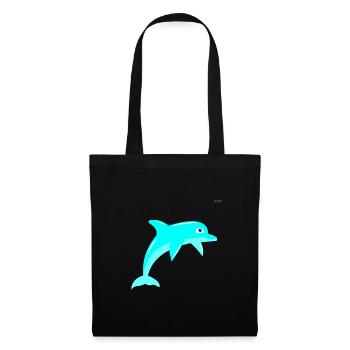Dolphin - Tote Bag - black - Front