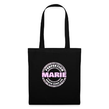Perfektion Marie - Stoffbeutel - Schwarz - Vorne