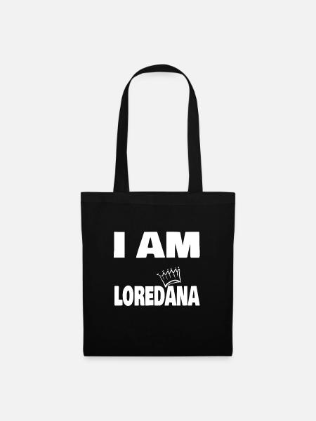 Loredana Name - Stoffbeutel - Schwarz
