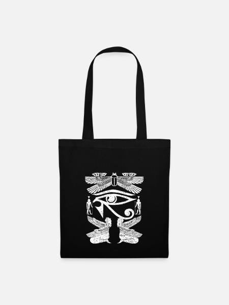 Eye Of Horus Pharaoh Egypt Lucky Charm - Tote Bag - black