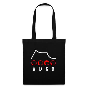 ADSR Modular Techno Festival Nerd Synthesizer - Tote Bag - black - Front