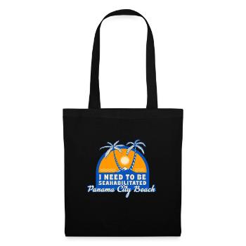 I Need To Be Seahabilitated Panama City Beach - Tote Bag - black - Front