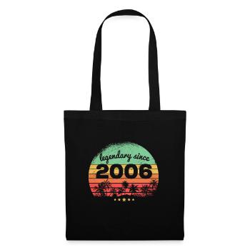 17 Years Old Legendary Since 2006 17th Birthday - Tote Bag - black - Front
