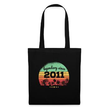 Légendaire depuis 2011 12e anniversaire - Sac en tissu - noir - Devant