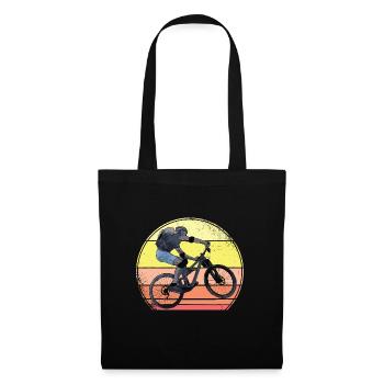 DH Bike Mountainbike Downhill MTB - Stoffbeutel - Schwarz - Vorne
