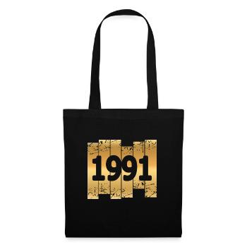 1991 - Sac en tissu - noir - Devant